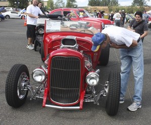 Fans check out a 1928 Model A Ford during the Kent Bowen Scarff Classic Car Show last year. The summer show returns to the dealership