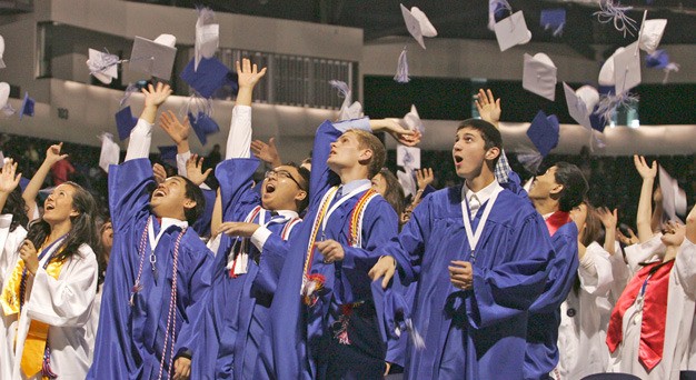 Kent-Meridian graduates from left