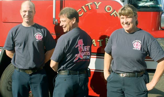 Kent firefighter Cameron de Mestre