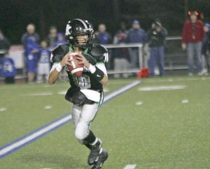 Kentwood quarterback Dane Manio posted a 3-1 record in the second half of last season as the team’s quarterback.