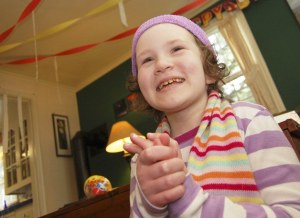 Rosalie Jewett is a happy and active 10-year-old girl who suffers from seizures. Her family hopes to raise enough money to buy a service dog to be by her side.