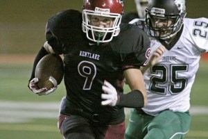 Kentlake's Ryan Archibald runs in a 56 yard interception