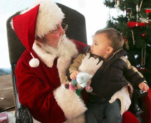 Don Vandel played Santa Claus for many years in Kent