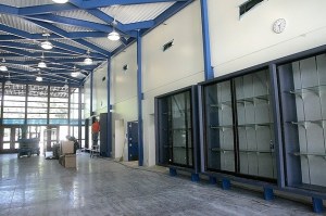 Crews put final touches Tuesday