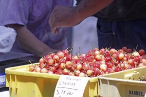Fresh produce is part of the weekly Kent Farmers Market.
