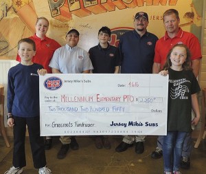 Jersey Mike’s Subs on Kent’s East Hill raised more than $2