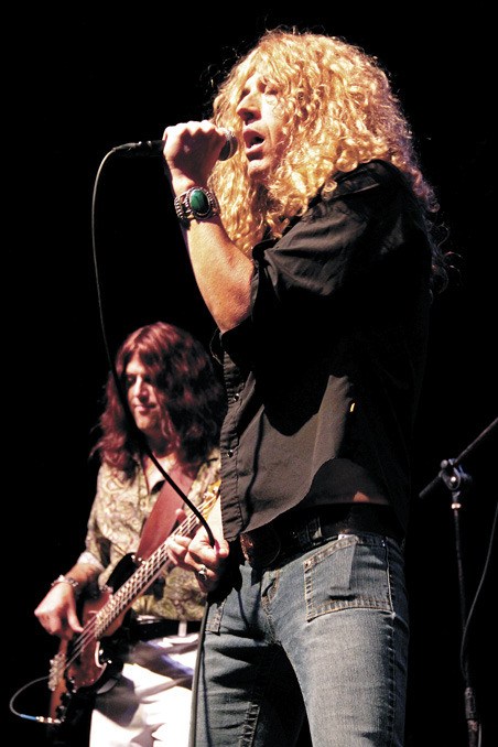 Lonny Rice channels Robert Plant on vocals as The Led Zeppelin Experience featuring No Quarter performs last Saturday at the ShoWare Center in Kent.