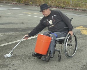 Michael Haley lives on the East Hill and spends his time making others lives better by cleaning up around Kent-Meridian High School and praying for the kids as he picks up refuse