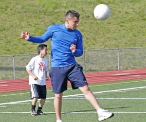 Kent-Meridian's Marvin Santana played at Todd Beamer High in Federal Way last spring. Santana