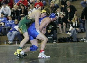 Kentridge’s Jeff Seid (left) gave Kent-Meridian standout Nick Lemmon all he could handle last year. Seid returns this year and
