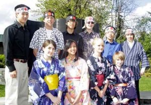 Kent Auburn Tamba Sister City Delegates from left back row