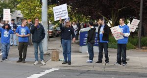 Protestors in June object to the city of Kent's ban on medical marijuana collective gardens.