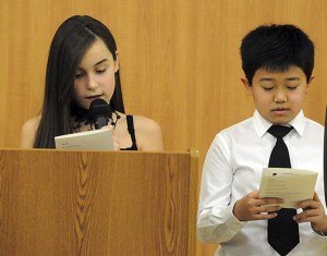 Panther Lake Elementary School students