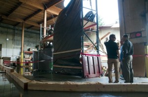 Heavy rainstorms Thursday caused serious damage to the roof of a Kent business in the 8200 block of South 194th Street and flooded its floorspace. 'It was like Niagra Falls