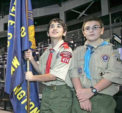 Boy scouts Arthur Fujii