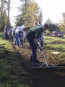 Addison Dussault built a trail at Morrill Meadows Off-Leash Dog Park to earn his Eagle Scout badge.