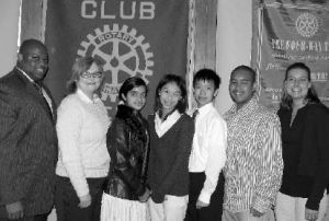 Mill Creek Middle School students and staff were honored by Rotary Club of Kent-Sunrise for March. They are