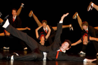 The Pacific Ballroom Dance Team shows its flair during a recent performance.