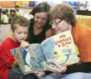 Daniel Elementary first-grade teacher Sarah Lynch