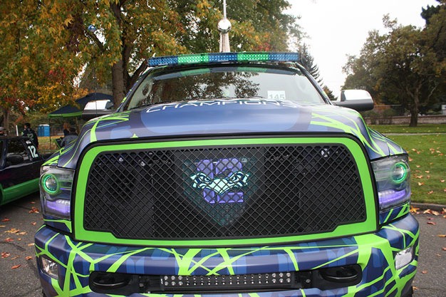 This is one of the vehicles that appeared in last year's Hawktoberfest Car Show in downtown Kent. This year's event is Saturday