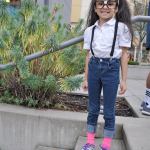 Vanessa Singh, 5, of Kent, dressed as a nerd for Halloween. HEIDI SANDERS, KENT REPORTER