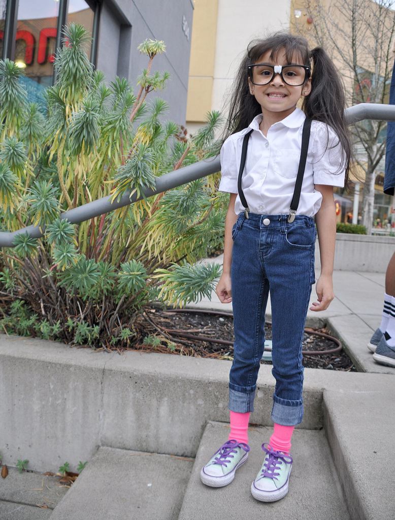 Vanessa Singh, 5, of Kent, dressed as a nerd for Halloween. HEIDI SANDERS, KENT REPORTER