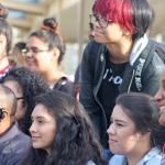 Kent-Meridian High School students walk out in protest of President-elect Trump