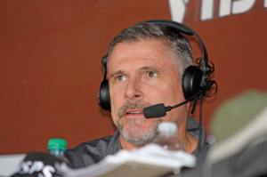 Dave Wyman, former Stanford and NFL linebacker, was in Kent last Friday, working as an analyst for 710 ESPN Seattle Radio. Wyman joins a panel of guest speakers for a Town Hall on Concussions & Youth Sports at the Kentwood High School Performing Arts Center in Covington on Tuesday, Nov. 15 from 7 to 8:30 p.m. MARK KLAAS, Kent Reporter