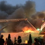 3-alarm fire damages strip mall in Kent