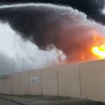 3-alarm fire damages strip mall in Kent