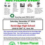Kentridge High School Booster Club teams up with 1 Green Planet
