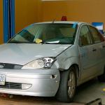 Oregon State Police report the driver of this car struck and killed a Kent man on Tuesday along I-5 near Woodburn, Ore., just south of Portland.