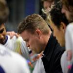 Tacoma Stars coach Darren Sawatzky talks to his team. The Stars lost 9-4 to Atletico Baja on the road Sunday night. COURTESY PHOTO, Kayla Kliphardt/Tacoma Stars