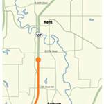 The project widens SR 167 to add a lane in the southbound direction from Kent to Auburn and extends the existing High Occupancy Toll (HOT) Lanes system south on SR 167 in the Green River Valley. COURTESY MAP, WSDOT