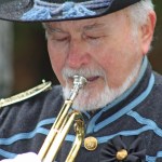 Bernie Moskowitz, chief bugler at National Tahoma Cemetery and Civil War re-enactor, performs &ldquo;Taps&rdquo; at the ceremony. MARK KLAAS, Kent Reporter