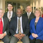 Kent City Council from left to right: Tina Budell, Les Thomas, Dennis Higgins, Bill Boyce, Jim Berrios, Dana Ralph and Brenda Fincher.