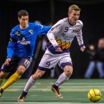 The Stars&rsquo; Derek Johnson brings the ball upfield with the Shockers&rsquo; Luan Oliveira in pursuit during a match last year in Kent. COURTESY PHOTO, Wilson Tsoi, Tacoma Stars