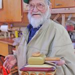 Vern Heinle and his wooden toys. MARK KLAAS, Kent Reporteer