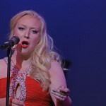 Whitney Van Vleet, second runner-up, sings her operatic selection during the talent segment of the Miss Auburn Pageant. MARK KLAAS, Reporter