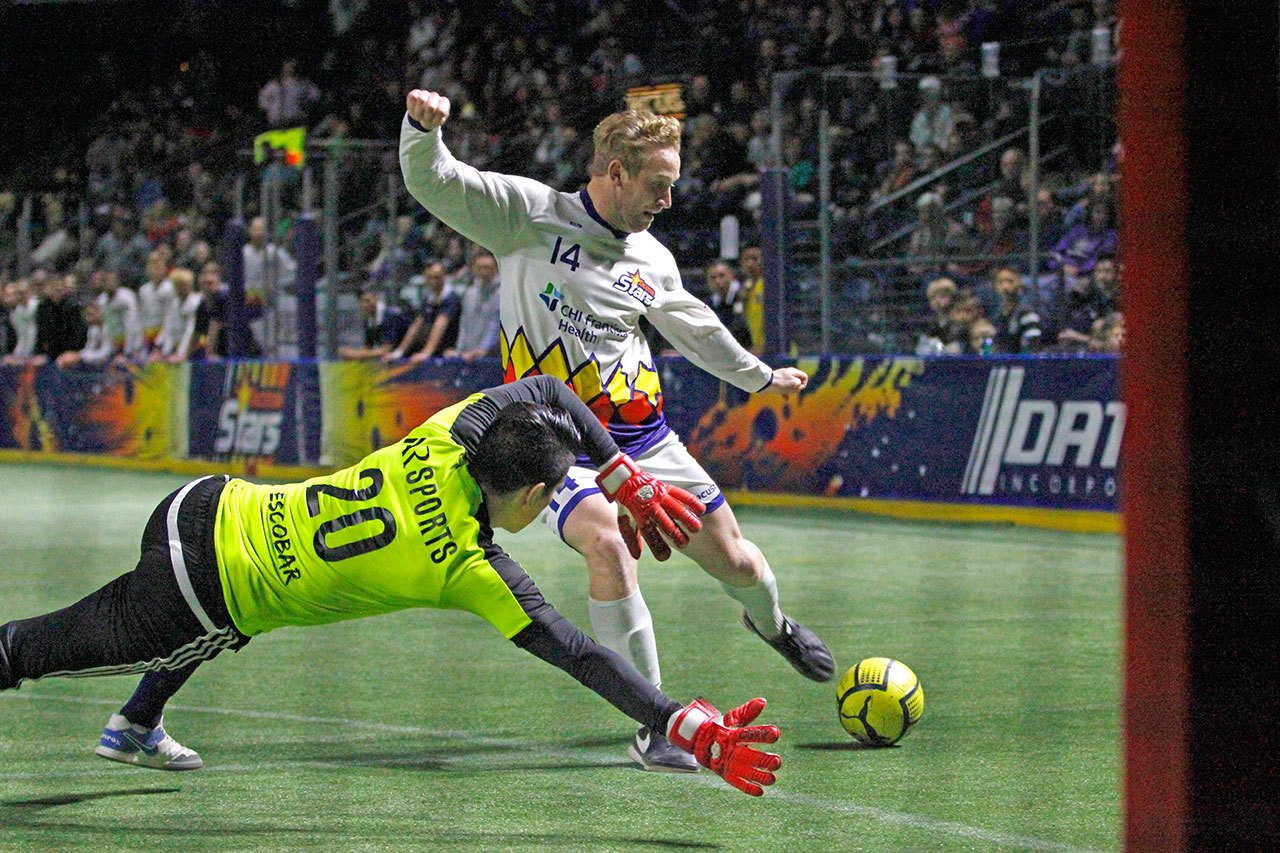 The Stars&rsquo; Vince McCluskey in action. COURTESY PHOTO, Chloe Mehring/Tacoma Stars