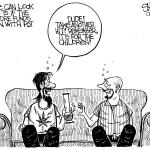 Reporter cartoon/Frank Shiers