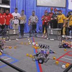 Teams compete in a battle between machines in last year&rsquo;s state showdown at the ShoWare Center. MARK KLAAS, Kent Reporter