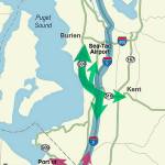 The state DOT plans to extend State Route 509 between SeaTac and Kent and SR 167 between Puyallup and Tacoma to improve connections between freight corridors. Courtesy map/WDOT