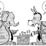 Reporter cartoon/Frank Shiers