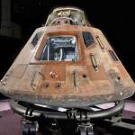 The Apollo 11 command module Columbia. COURTESY PHOTO, Smithsonian National Air and Space Museum.