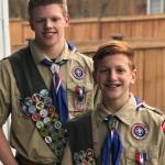 Alexander Maloy, 16, left, and his brother, Joshua, 13, are proud Eagle Scouts. COURTESY PHOTO