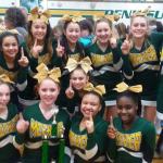 Meeker&rsquo;s dandy dozen cheerleaders captured state honors this season. COURTESY PHOTO