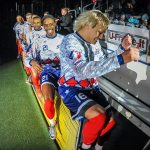 The Stars eruped for a season-high nine goals to rout the Ambush and thrill the ShoWare crowd. COURTESY PHOTO, Wilson Tsoi, Strs