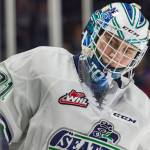 Rylan Toth and the Thunderbirds were roughed up on the road Friday night. COURTESY PHOTO, Brian Liesse/T-Birds