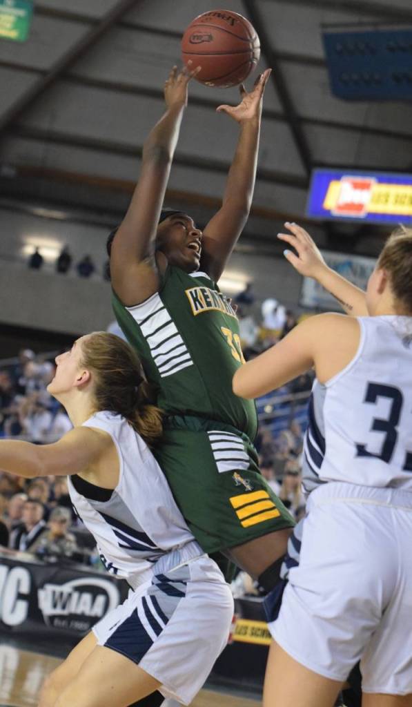 Kentridge girls win program’s first 4A state basketball crown | PHOTOS